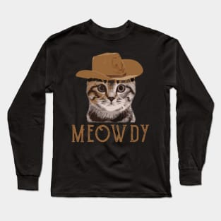 Meowdy Long Sleeve T-Shirt